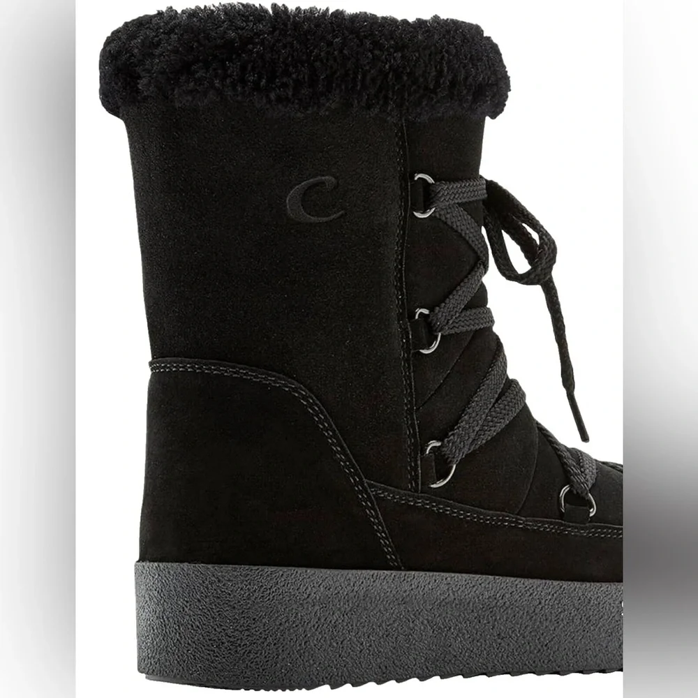 Le Canadienne waterproof genuine shearling lined boots